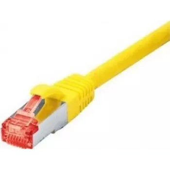 Tecline exertis Connect - Cabo de rede - RJ-45 (M) para RJ-45 (M) - 10 m - Cabo SSTP - CAT 6 - isento de halogéneos - Amarelo (71510Y)