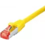 Tecline exertis Connect - Cabo de rede - RJ-45 (M) para RJ-45 (M) - 10 m - Cabo SSTP - CAT 6 - isento de halogéneos - Amarelo (71510Y)