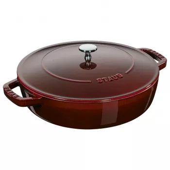 Caçarola funda com tampa Staub - 28 cm Grenadyna