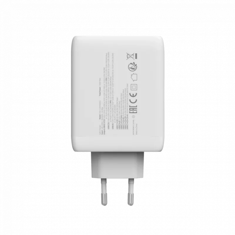 Carregador universal de parede de alta velocidade Canyon 100ACC - 2x USB-C 100W - 1x USB-C 30W -