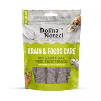 Suplemento alimentar para cães Dolina Noteci Smart Chews Brain & Focus Care, pack de 7 — apoio cognitivo para cães