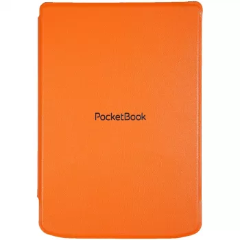 Capa tipo carteira para leitor de e-books de 6 polegadas PocketBook Shell — laranja, 112×160×12,5 mm, 0,0765 kg