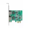 Placa DeLOCK PCI Express x1 para 2 x RJ45 2,5 Gigabit LAN RTL8125 Ethernet com fios