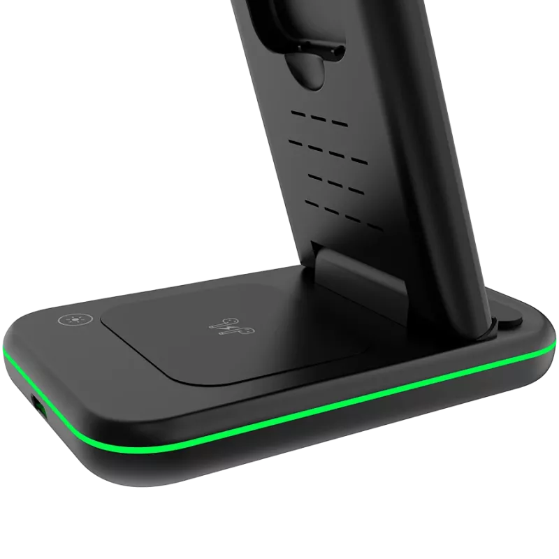 Carregador sem fios CANYON WS-304 15W 3em1 preto