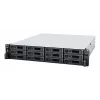 Synology RackStation RS2423+ NAS/servidor de armazenamento em rack (2U) Ryzen Embedded V1780B 8 GB DDR4 0 TB DiskStation Manager preto, cinzento