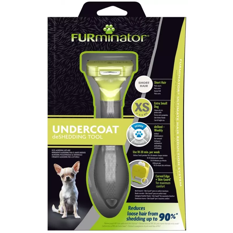 FURminator Toy Dog furminator para cães de pelo curto - XS