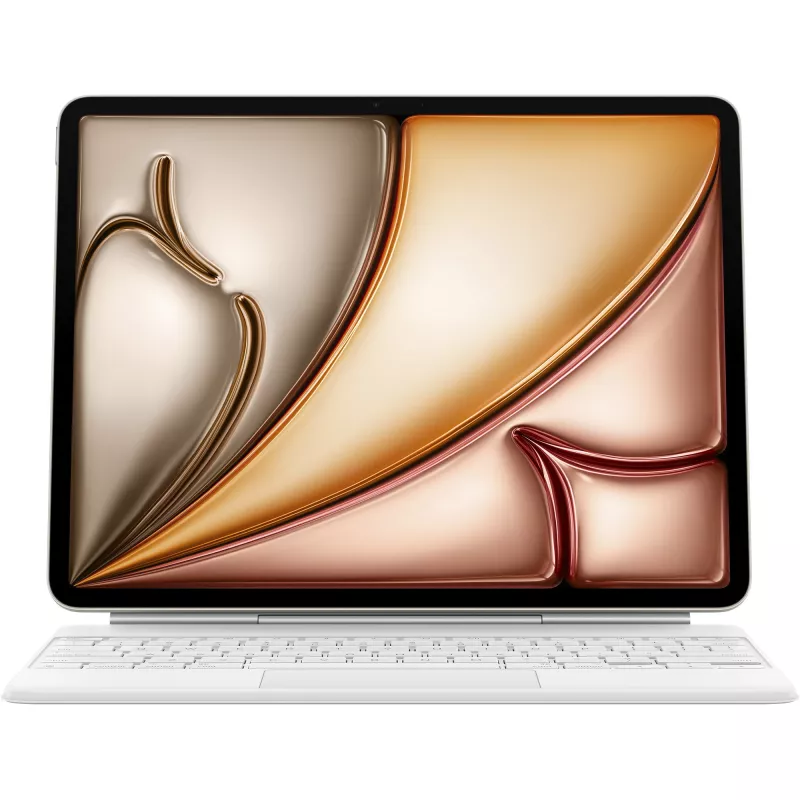 Teclado Apple Magic QWERTY US English branco Trackpad