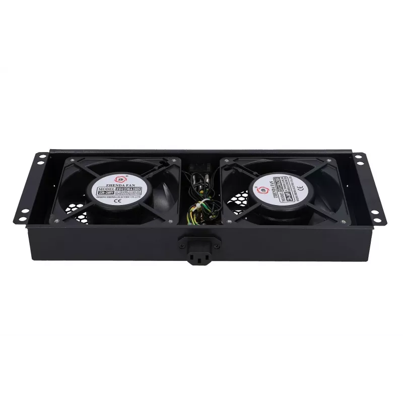 Ventilador de arrefecimento Extralink EX.8673 unidade de ventilação de 4 vias para armários verticais cabo de 2 m ficha EU