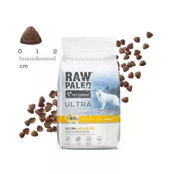 RAW PALEO Ultra Medium&Large Adult Turkey - Comida seca para cães - 10 kg