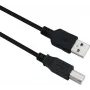 Cabo USB Helos 288306 USB 2.0 3 m USB A USB B preto