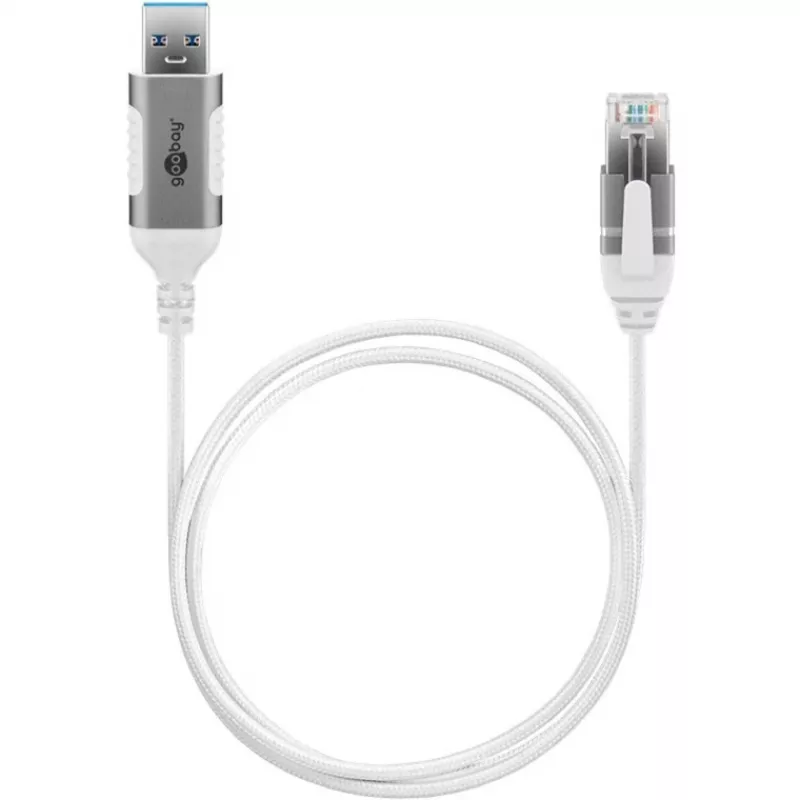 Cabo Ethernet Goobay USB-A 3.0 para RJ45 fino 2 m - liga router, modem ou (74379)