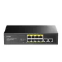 Cudy FS1010P Switch de rede Fast Ethernet (10/100) Power over Ethernet (PoE) preto