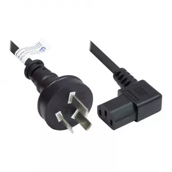 Alcasa P8031-S018 cabo de alimentação preto 1,8 m ficha de rede Type-I conector fêmea C13 (P8031-S018)