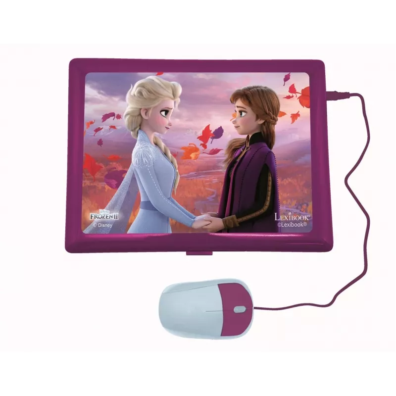 Lexibook JC598FZi17 Disney Frozen portátil educativo bilingue, PL/EN, 124 atividades