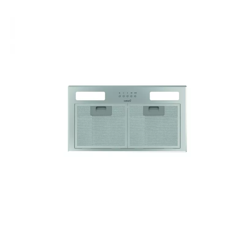 CATA GT-PLUS 45 X/M 02030309 exaustor de encastrar sob armário, 60 cm, 645 m³/h, classe energética C, LED, filtros metálicos, comando mecânico, aço inoxidável