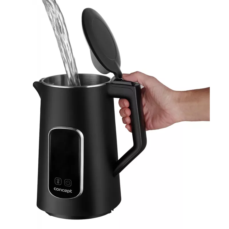 Chaleira elétrica Concept Solution RK3385 com controlo de temperatura, capacidade 1,7 L