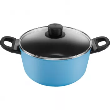 Frigideira Ballarini Caprera 2H 24 cm, antiaderente, azul