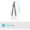 Tesoura de poda GARDENA EnergyCut Pro S, cabo de 60 cm, cinzento/turquesa