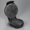 Máquina de waffles Severin WA 2103 para 4 waffles 1200 W preto, prateado