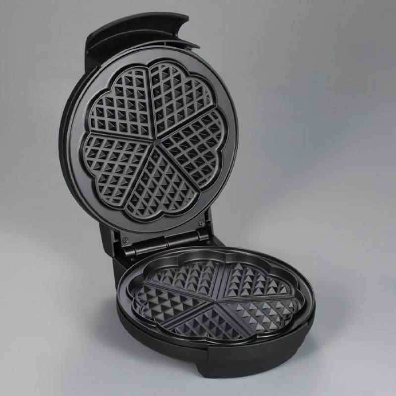 Máquina de waffles Severin WA 2103 para 4 waffles 1200 W preto, prateado