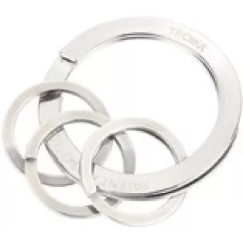 Porta-chaves TROIKA NAIL GUARD prateado aço inoxidável 6 mm altura 3,5 cm diâmetro
