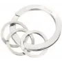 Porta-chaves TROIKA NAIL GUARD prateado aço inoxidável 6 mm altura 3,5 cm diâmetro