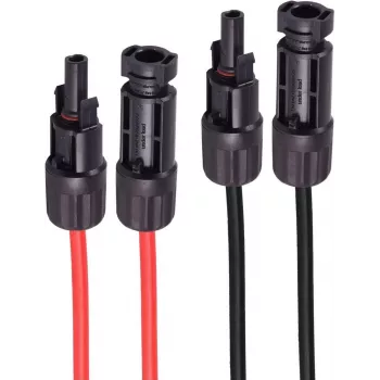 shiverpeaks ®-PV4 Extensão, 4mm², conjunto de 2 peças Vermelho/Preto, 20m (BS02-320916)
