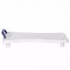 Assento de banheira ActionMed LW300AM com pega de apoio – ajuda de banho branca para a banheira, resistente à humidade, argola de suspensão