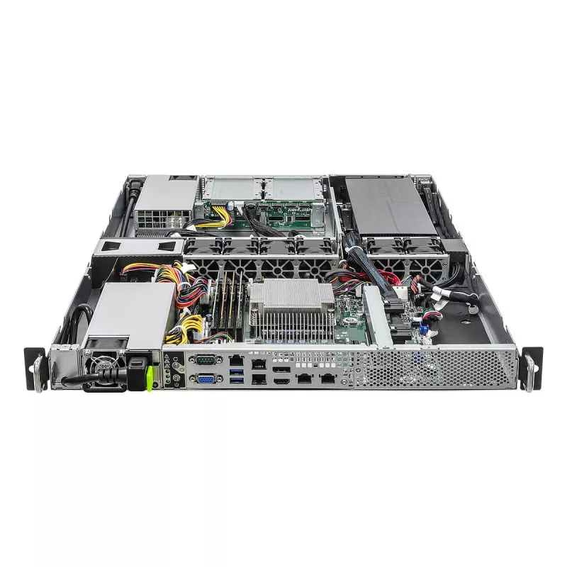 Caixa de computador ASRock 1U1G-W680/2L2T rack (1U) cinzento