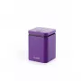 Difusor de aroma por evaporação Stylies ELARAPURPLE para espaços até 25 m² — lilás, retangular, alimentação por rede/pilha/USB, cartucho de fragrância, temporizador de 2 horas, 74×74×100 mm, 1,3 W