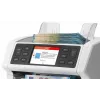 Safescan 2850 contador de notas com deteção de falsificações (UV, magnético, tamanho), 1500 notas/min, ecrã tátil, branco