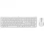 Teclado e rato Logitech MK950 Signature Slim incluindo Office RF Wireless + Bluetooth QWERTZ alemão graphite branco