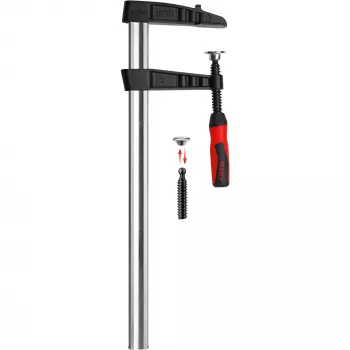 Grampo em F Bessey TGK100-2K 100 cm alumínio preto vermelho