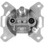 Tomada de TV coaxial Televes SD33ST-DC prateado para montagem em parede