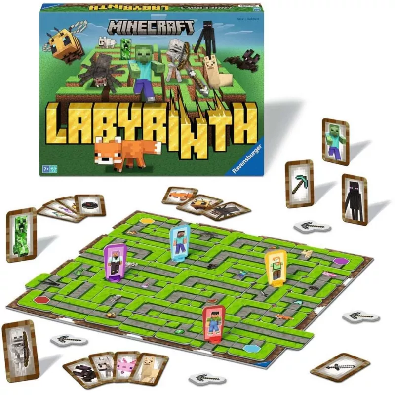 Minecraft Labyrinth, jogo de tabuleiro