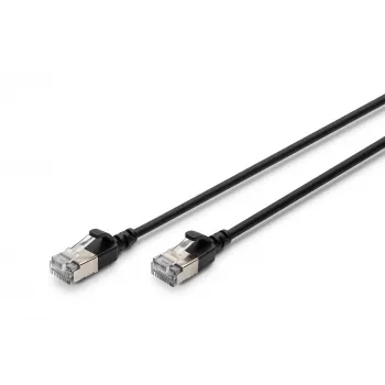 Cabo de rede Digitus CAT 6A classe Ea F/FTP 5m preto