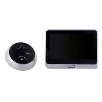 Videoporteiro EZVIZ DP2C 2 MP 10,9 cm (4,3 polegadas) Prateado