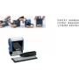 Carimbo de texto trodat Printy Typo 4911T — carimbo de texto autoentintado, 3 linhas