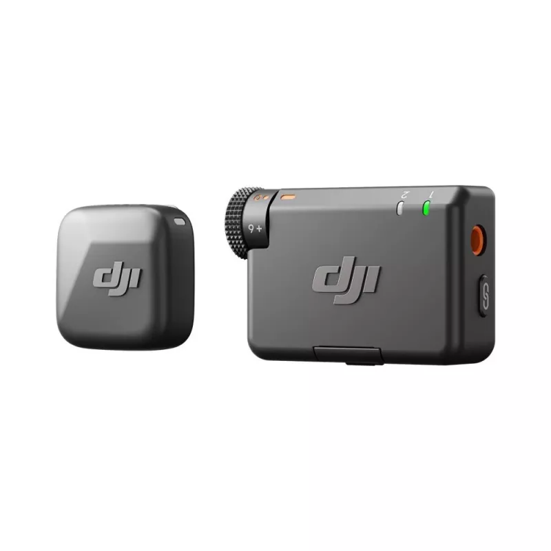 DJI Mic Mini sistema de microfone sem fios (1 transmissor + 1 recetor), preto
