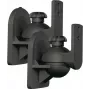 ShiverPeaks 89775 Suporte de parede universal para colunas de cinema em casa/satélite, inclinação +/-15 graus, rotação 180 graus