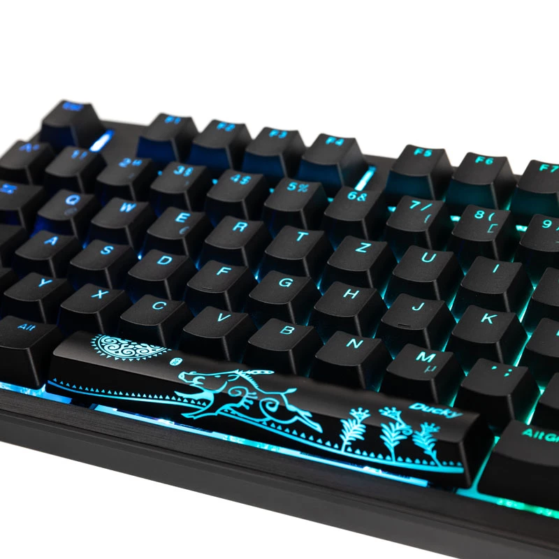 Teclado Ducky Shine 7 Gaming USB Alemão Preto