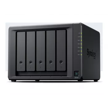 Unidade de expansão de secretária Synology DX525 5 baías para HDD/SSD de 3,5 polegadas, SATA, hot-swap, preto
