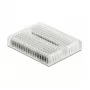 Breadboard DELOCK 18323 — plástico transparente, 36×46×10 mm