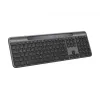 Logitech Signature Slim Solar+ K980 Teclado sem fios, QWERTZ alemão, grafite