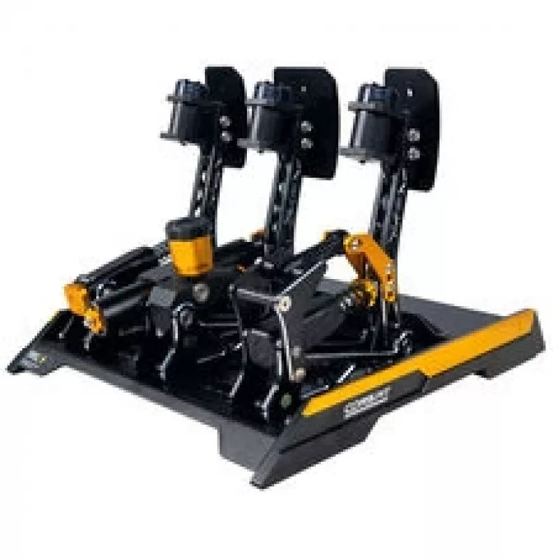 Conjunto de pedais CONSPIT CPP EVO 3 V2 com cilindro de travão hidráulico e embraiagem - preto