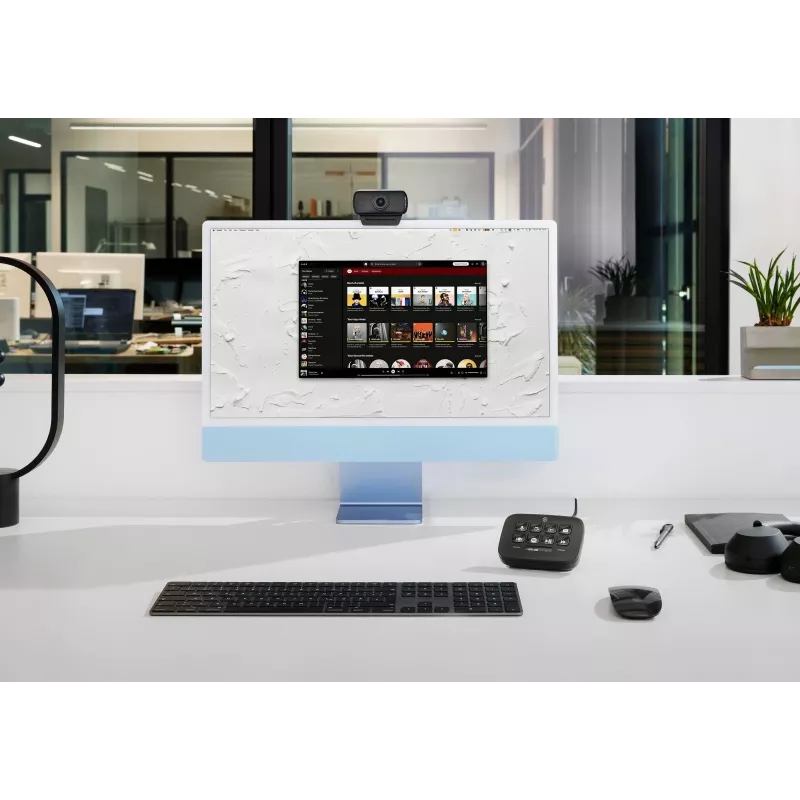 Stream Deck Elgato Neo preto 10GBJ9911 — teclas personalizáveis para atalhos e macros