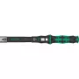 Chave dinamométrica Wera Click-Torque X 7 com punho preto-verde, encaixe quadrado 14x18 mm