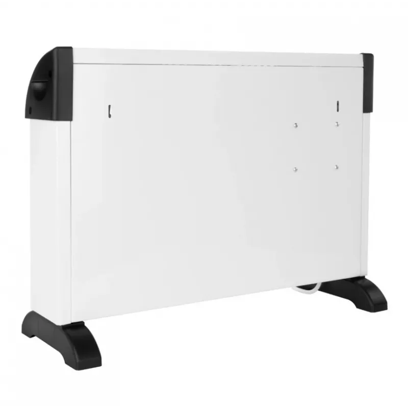 Aquecedor elétrico por convecção NOVEEN CH-6000 TIMER TURBO FAN 2000W 3 níveis de potência montagem na parede/chão branco