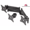 Suporte de mesa para monitor MACLEAN MC-691 para 3 monitores – ajustável em altura e inclinável