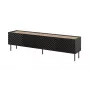 Móvel de TV 4D ONDA 200x40x35-54 preto (de pé ou montado na parede)